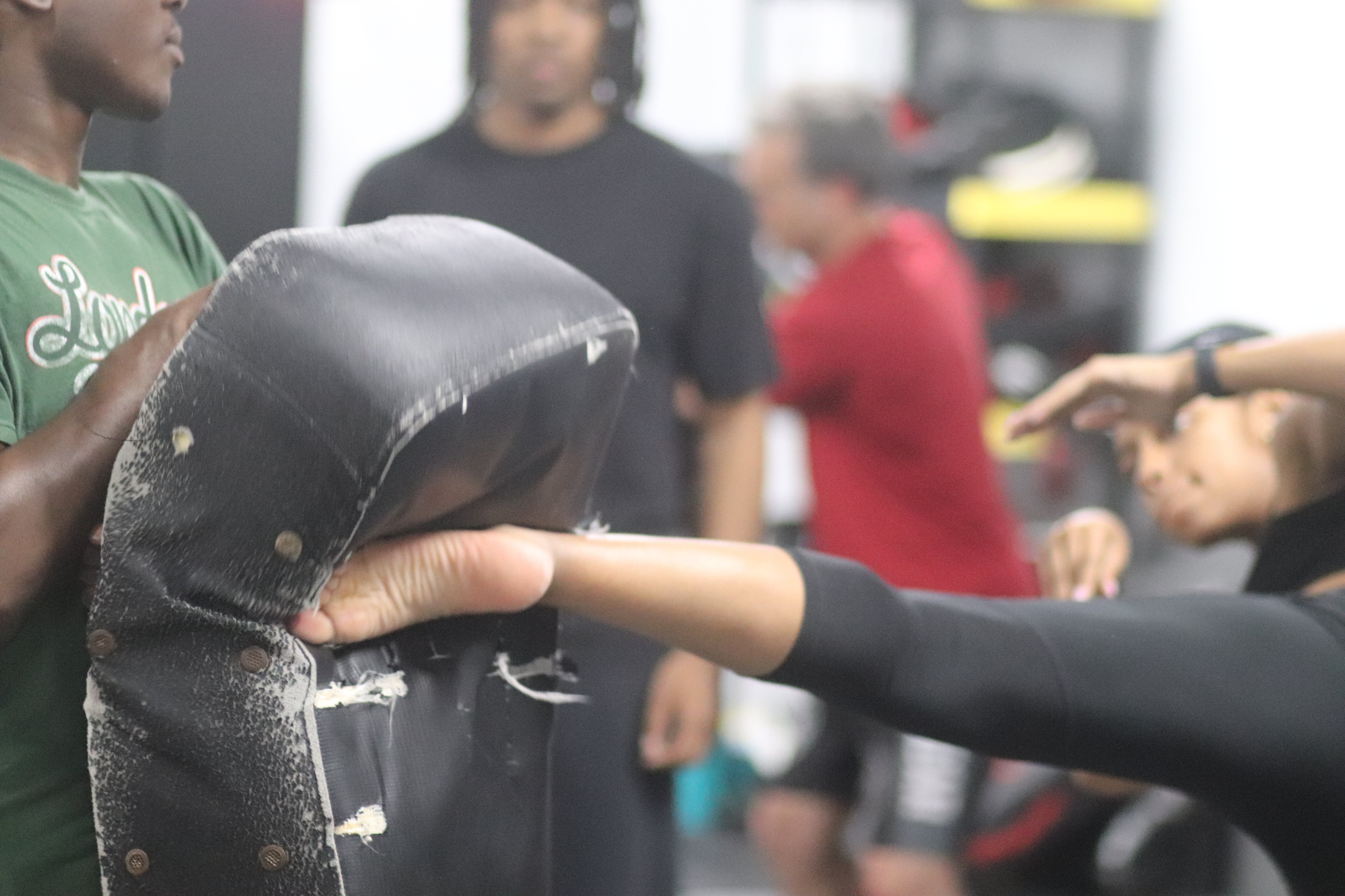 IMG_7336 Working the thai pads at 2nd Gear